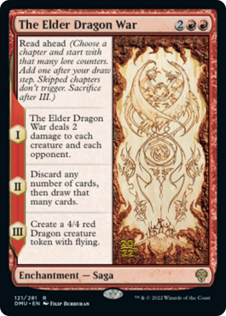 The Elder Dragon War [Dominaria United Prerelease Promos] | Gauntlet Hobbies - Angola