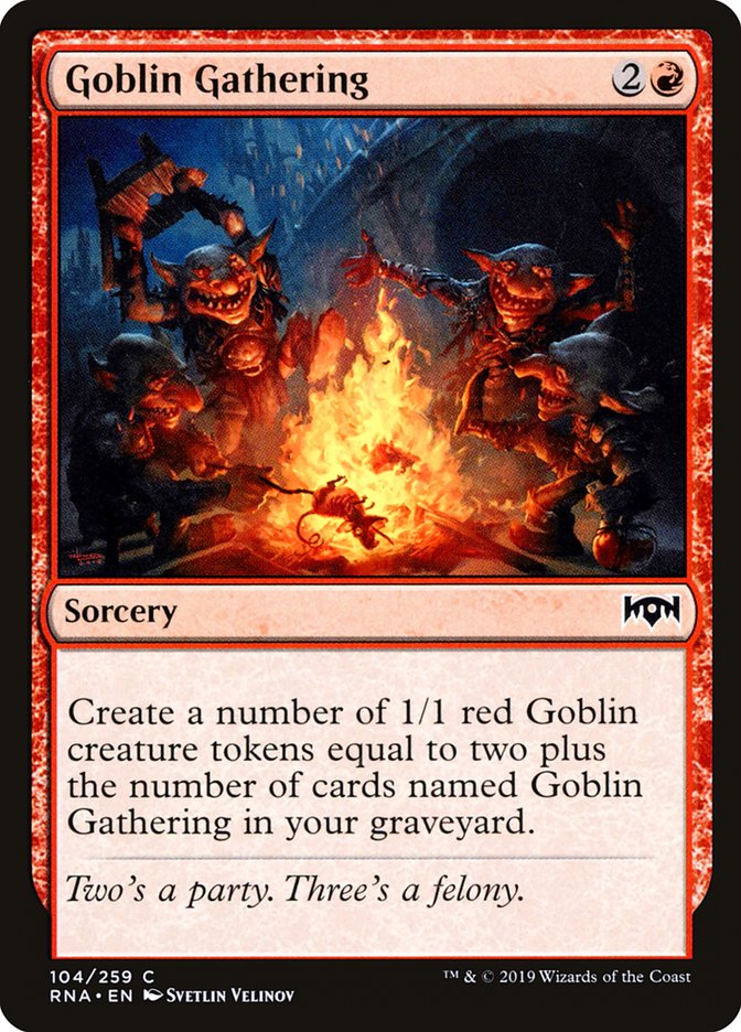 Goblin Gathering [Ravnica Allegiance] | Gauntlet Hobbies - Angola