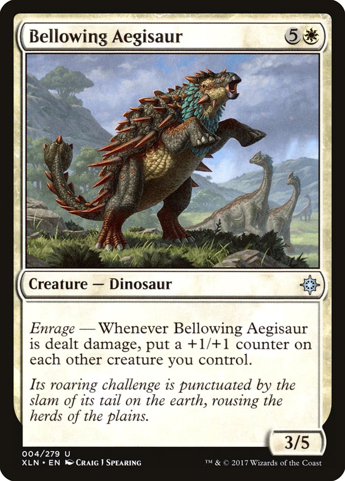 Bellowing Aegisaur [Ixalan] | Gauntlet Hobbies - Angola