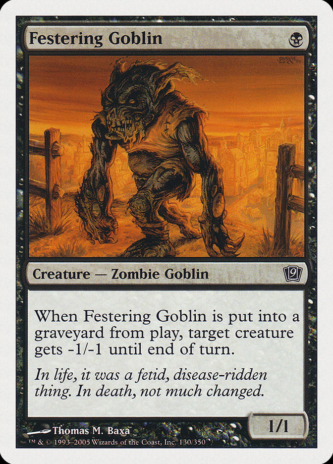 Festering Goblin [Ninth Edition] | Gauntlet Hobbies - Angola