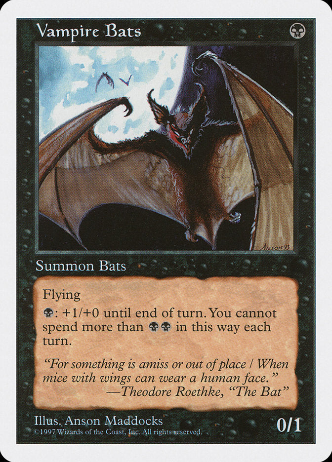 Vampire Bats [Fifth Edition] | Gauntlet Hobbies - Angola