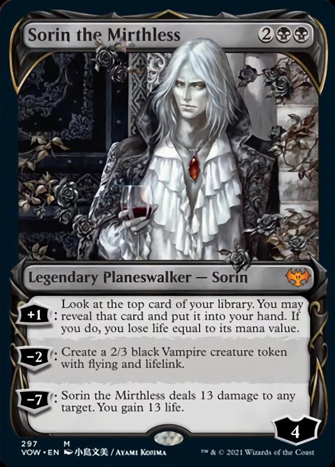 Sorin the Mirthless (Showcase Fang Frame) [Innistrad: Crimson Vow] | Gauntlet Hobbies - Angola