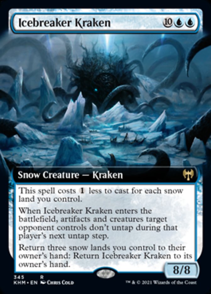 Icebreaker Kraken (Extended Art) [Kaldheim] | Gauntlet Hobbies - Angola