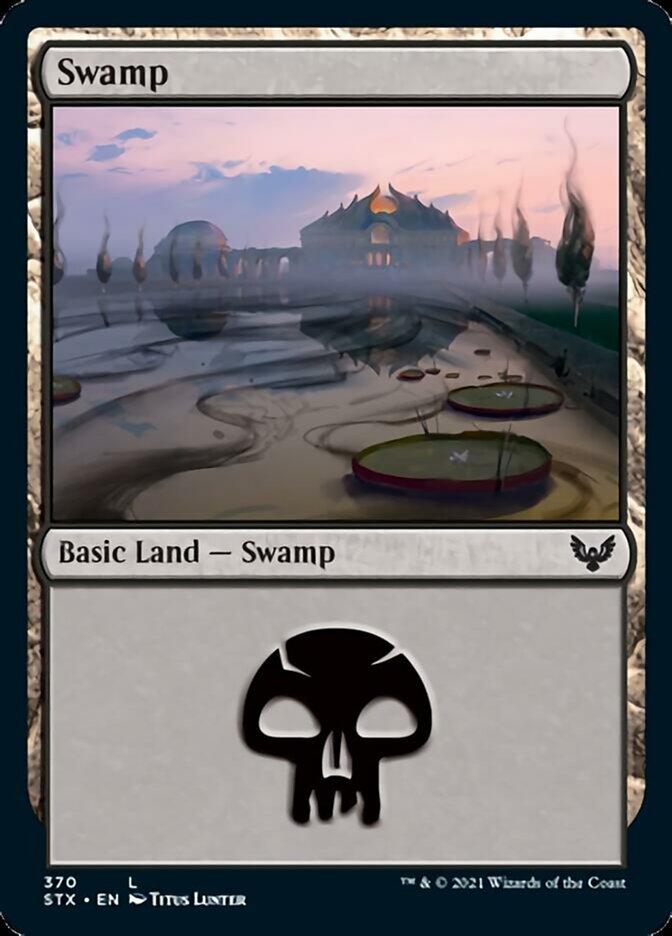 Swamp (370) [Strixhaven: School of Mages] | Gauntlet Hobbies - Angola