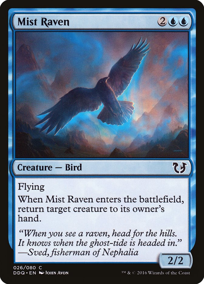 Mist Raven [Duel Decks: Blessed vs. Cursed] | Gauntlet Hobbies - Angola