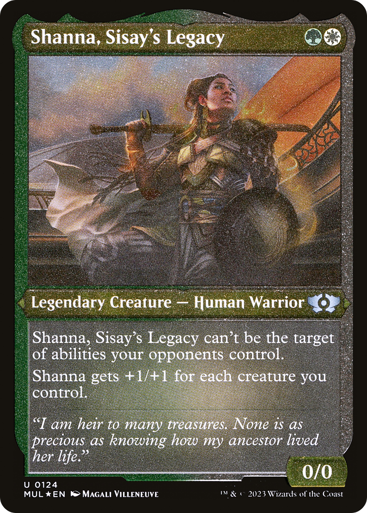 Shanna, Sisay's Legacy (Foil Etched) [Multiverse Legends] | Gauntlet Hobbies - Angola