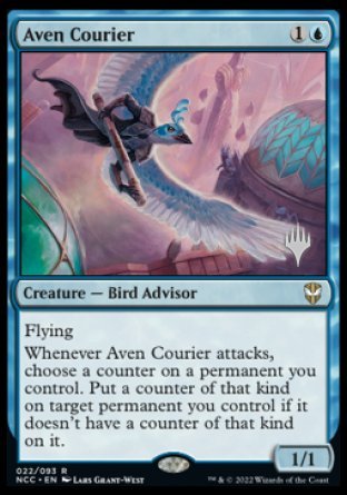 Aven Courier (Promo Pack) [Streets of New Capenna Commander Promos] | Gauntlet Hobbies - Angola
