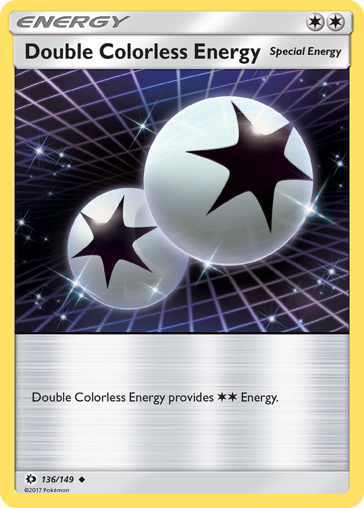 Double Colorless Energy (136/149) [Sun & Moon: Base Set] | Gauntlet Hobbies - Angola