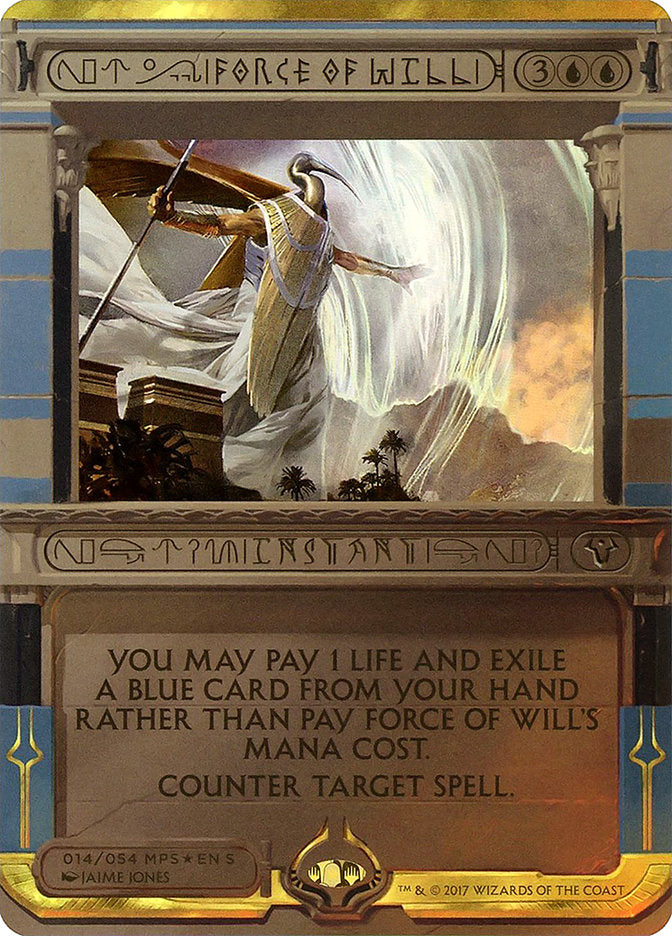Force of Will (Invocation) [Amonkhet Invocations] | Gauntlet Hobbies - Angola