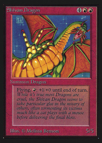 Shivan Dragon [International Collectors’ Edition]