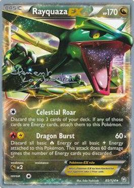 Rayquaza EX (85/124) (Anguille Sous Roche - Clement Lamberton) [World Championships 2013] | Gauntlet Hobbies - Angola