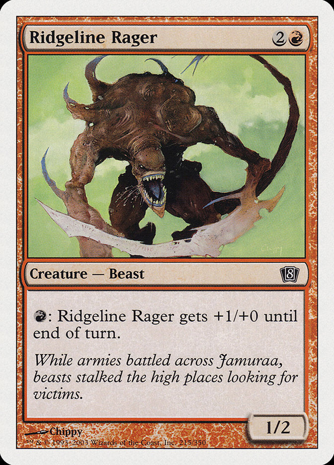Ridgeline Rager [Eighth Edition] | Gauntlet Hobbies - Angola