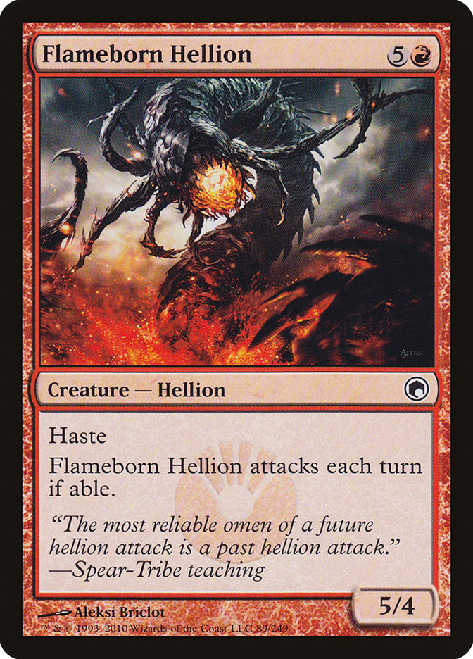 Flameborn Hellion [Scars of Mirrodin] | Gauntlet Hobbies - Angola