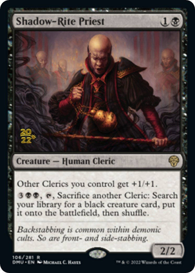 Shadow-Rite Priest [Dominaria United Prerelease Promos] | Gauntlet Hobbies - Angola