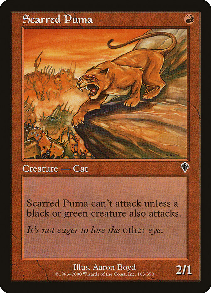 Scarred Puma [Invasion] | Gauntlet Hobbies - Angola