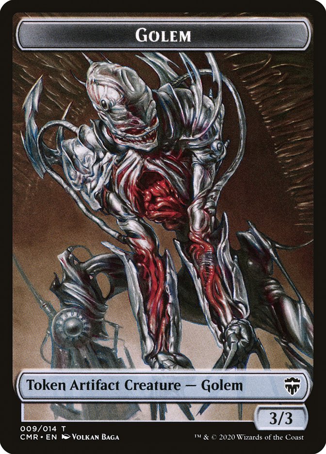 Dragon // Golem Token [Commander Legends Tokens] | Gauntlet Hobbies - Angola