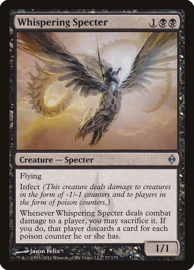 Whispering Specter [New Phyrexia] | Gauntlet Hobbies - Angola