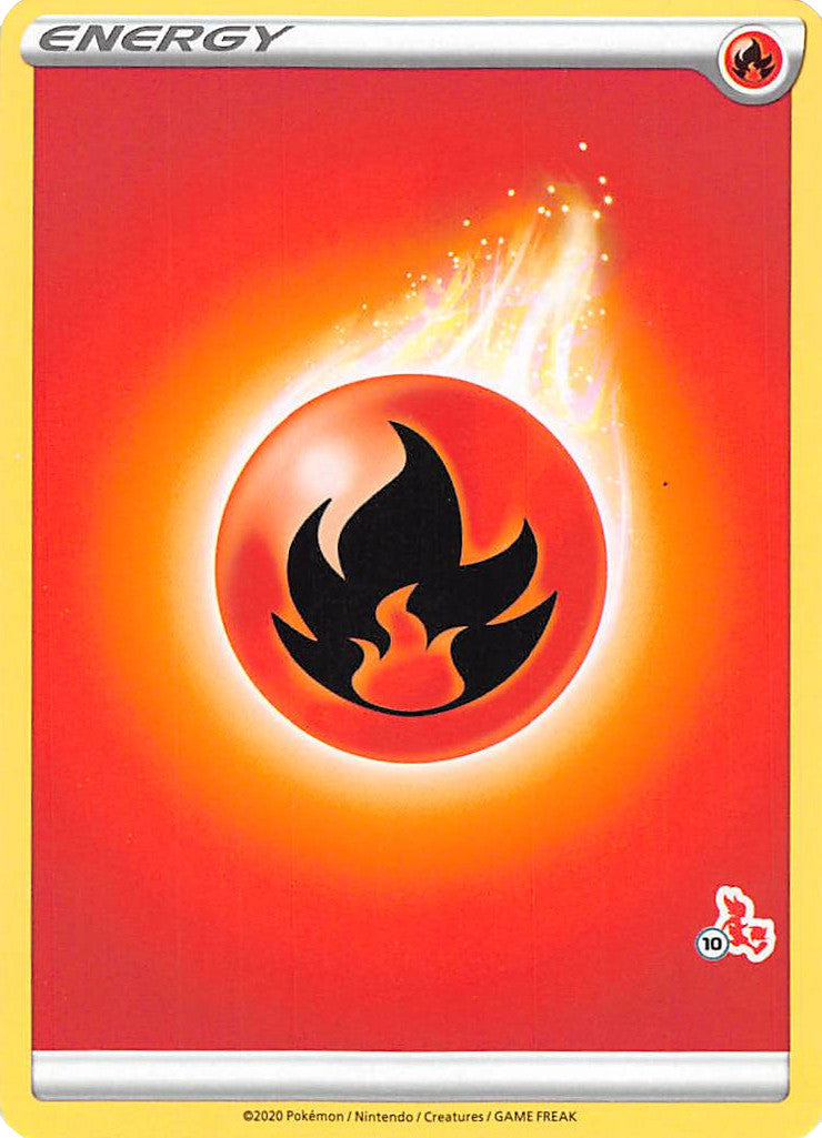 Fire Energy (Cinderace Stamp #10) [Battle Academy 2022] | Gauntlet Hobbies - Angola