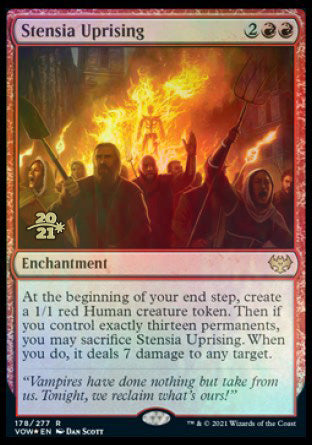 Stensia Uprising [Innistrad: Crimson Vow Prerelease Promos] | Gauntlet Hobbies - Angola