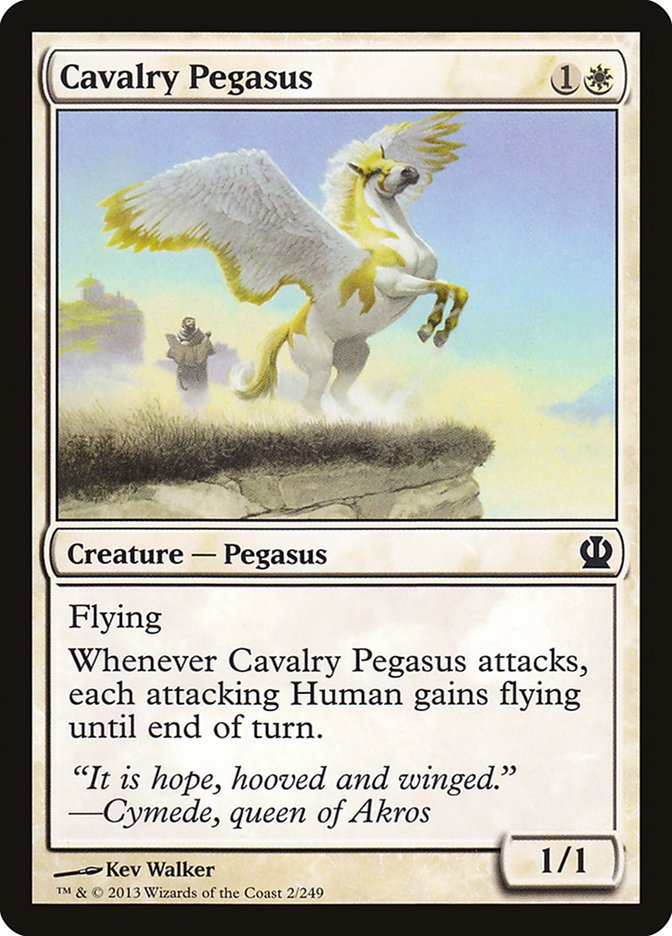 Cavalry Pegasus [Theros] | Gauntlet Hobbies - Angola