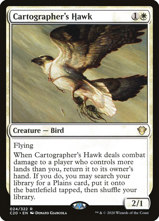 Cartographer's Hawk [Commander 2020] | Gauntlet Hobbies - Angola