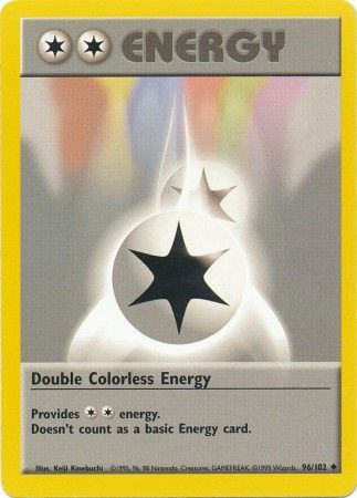 Double Colorless Energy (96/102) [Base Set Unlimited] | Gauntlet Hobbies - Angola