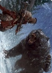 Blizzard Brawl Art Card [Kaldheim Art Series]