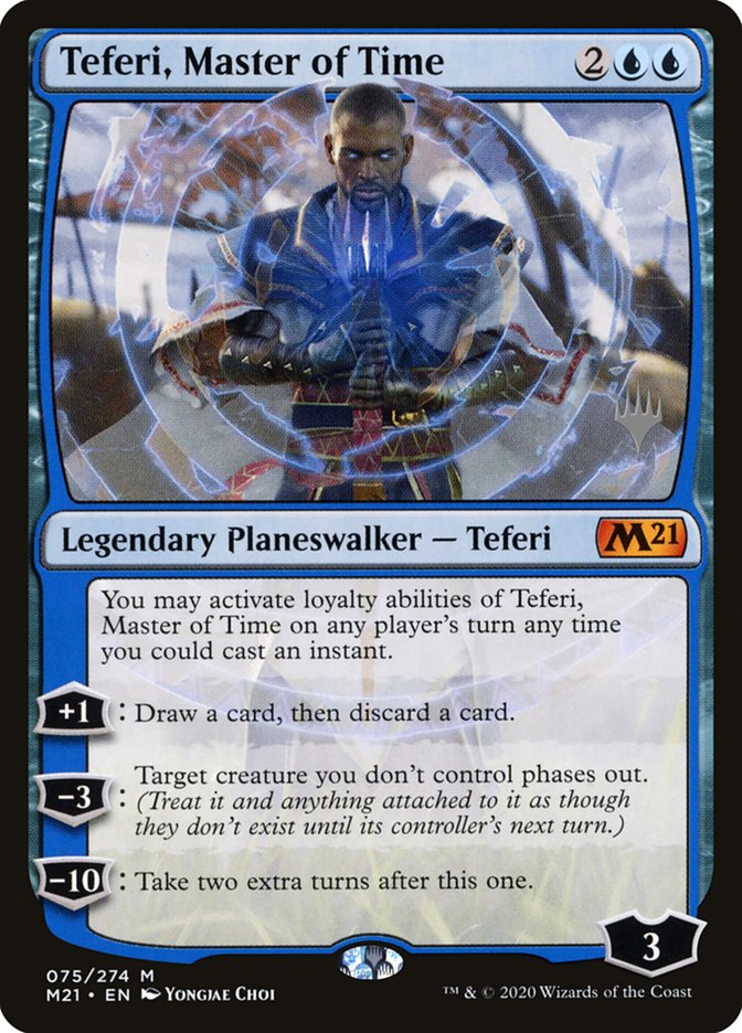 Teferi, Master of Time (Promo Pack) (075) [Core Set 2021 Promos] | Gauntlet Hobbies - Angola