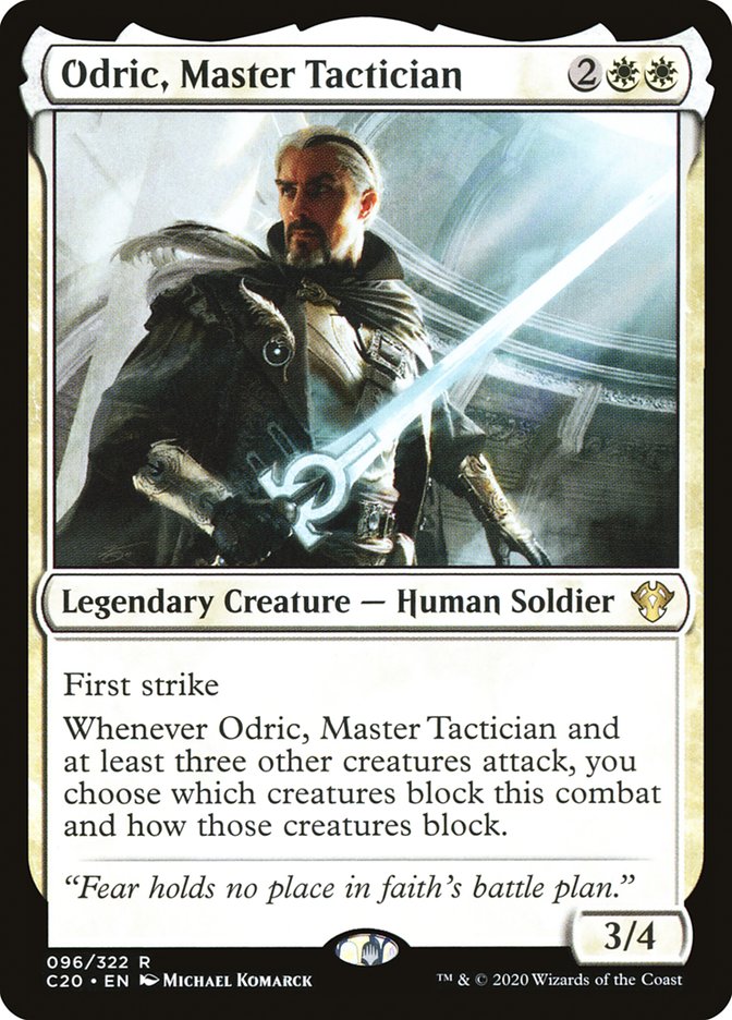 Odric, Master Tactician [Commander 2020] | Gauntlet Hobbies - Angola