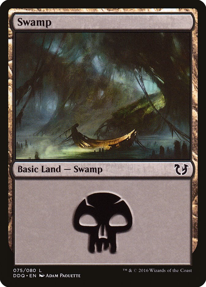 Swamp (75) [Duel Decks: Blessed vs. Cursed] | Gauntlet Hobbies - Angola