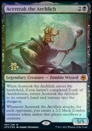 Acererak the Archlich [Dungeons & Dragons: Adventures in the Forgotten Realms Prerelease Promos] | Gauntlet Hobbies - Angola
