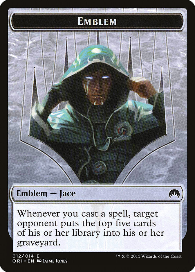 Jace, Telepath Unbound Emblem [Magic Origins Tokens] | Gauntlet Hobbies - Angola