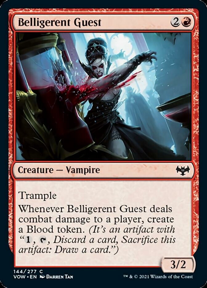 Belligerent Guest [Innistrad: Crimson Vow] | Gauntlet Hobbies - Angola