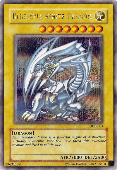 Blue-Eyes White Dragon (Dark Duel Stories) [DDS-001] Secret Rare | Gauntlet Hobbies - Angola