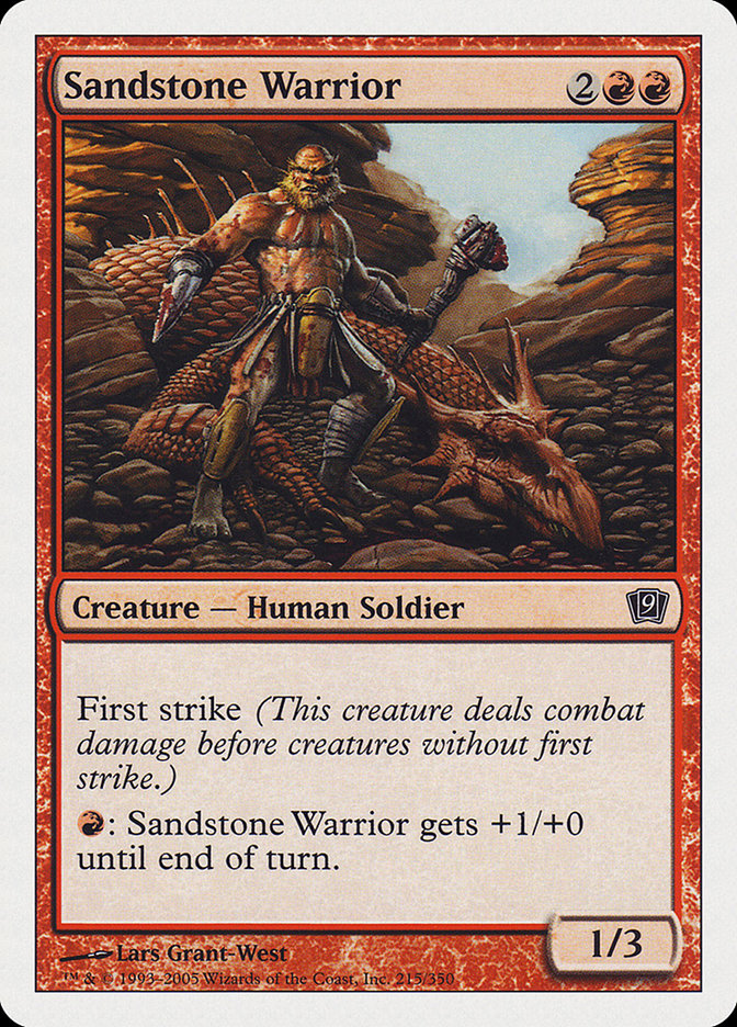 Sandstone Warrior [Ninth Edition] | Gauntlet Hobbies - Angola