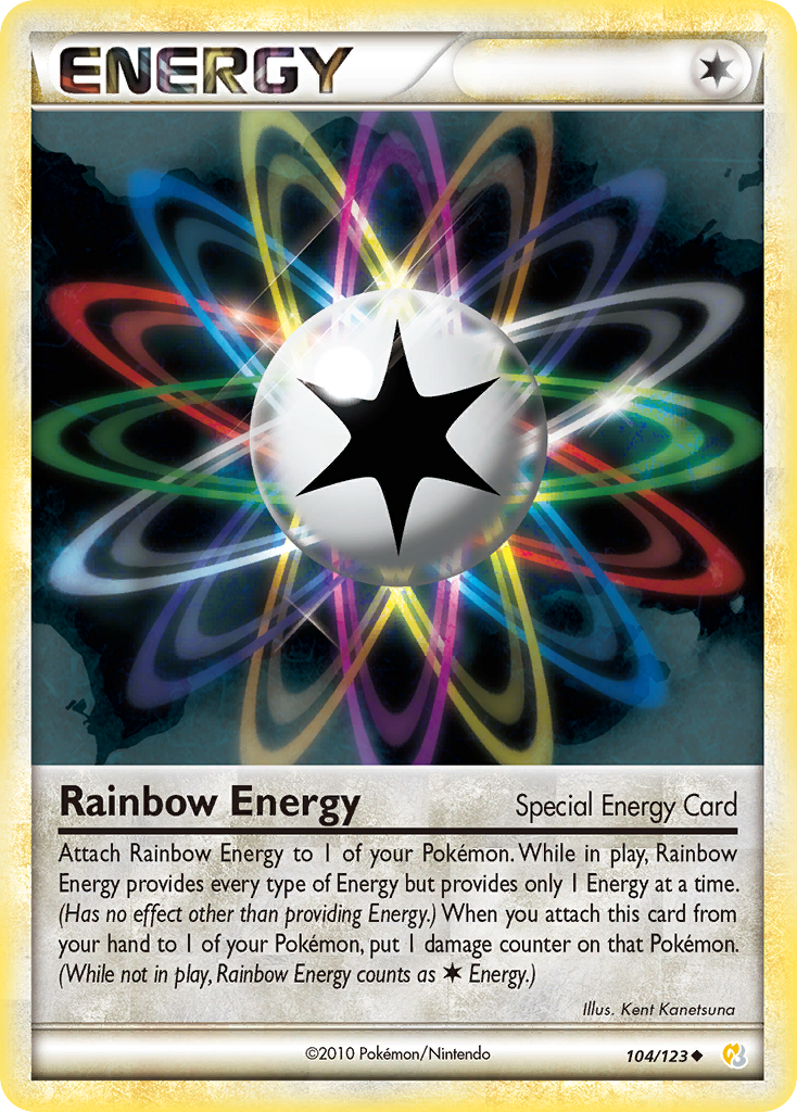 Rainbow Energy (104/123) [HeartGold & SoulSilver: Base Set] | Gauntlet Hobbies - Angola