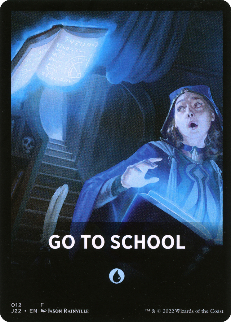 Go to School Theme Card [Jumpstart 2022 Front Cards] | Gauntlet Hobbies - Angola