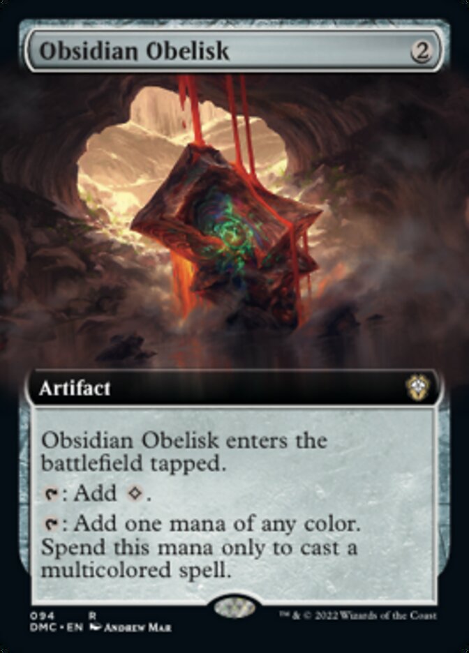 Obsidian Obelisk (Extended Art) [Dominaria United Commander] | Gauntlet Hobbies - Angola
