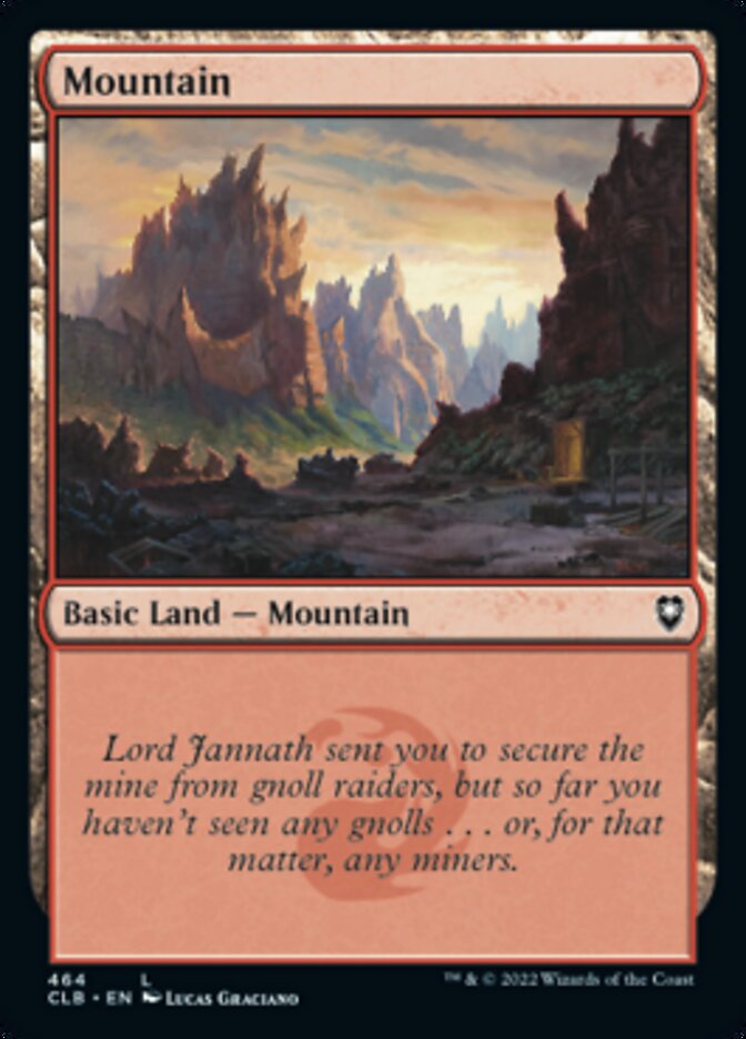 Mountain (464) [Commander Legends: Battle for Baldur's Gate] | Gauntlet Hobbies - Angola