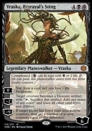 Vraska, Betrayal's Sting (Promo Pack) [Phyrexia: All Will Be One Promos] | Gauntlet Hobbies - Angola