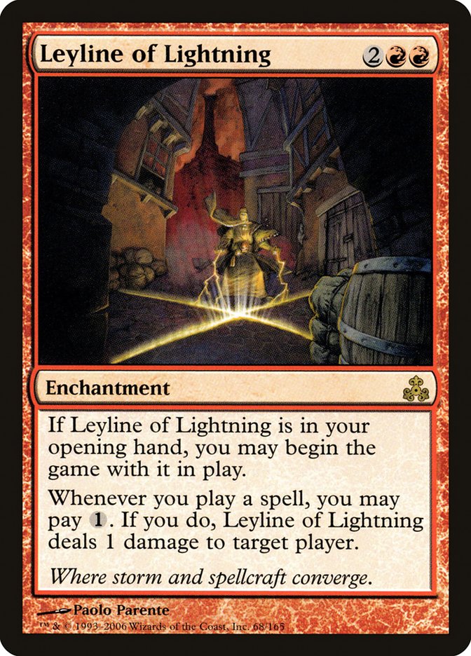 Leyline of Lightning [Guildpact] | Gauntlet Hobbies - Angola