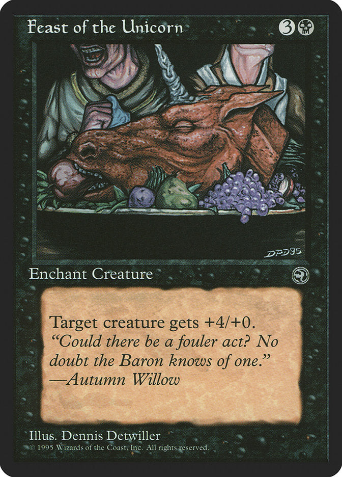 Feast of the Unicorn (Autumn Willow Flavor Text) [Homelands] | Gauntlet Hobbies - Angola