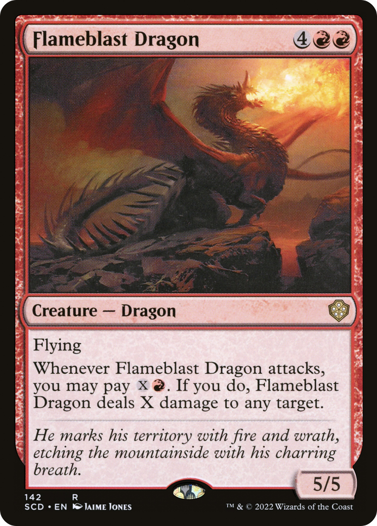 Flameblast Dragon [Starter Commander Decks] | Gauntlet Hobbies - Angola