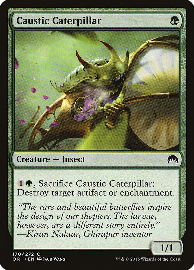Caustic Caterpillar [Magic Origins] | Gauntlet Hobbies - Angola