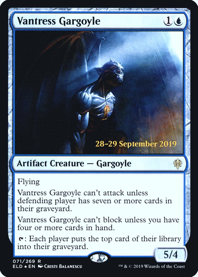 Vantress Gargoyle [Throne of Eldraine Prerelease Promos] | Gauntlet Hobbies - Angola