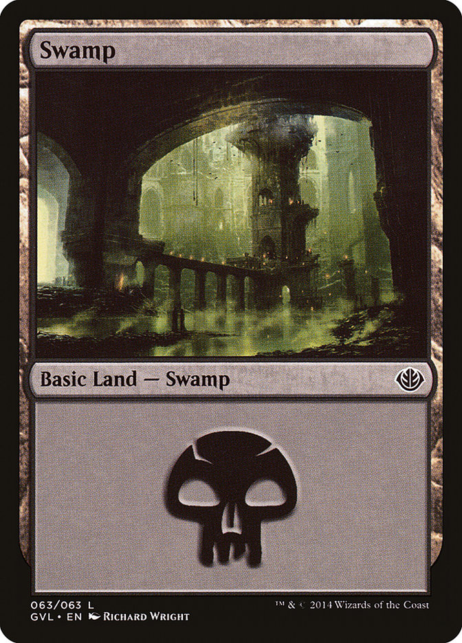 Swamp (63) (Garruk vs. Liliana) [Duel Decks Anthology] | Gauntlet Hobbies - Angola