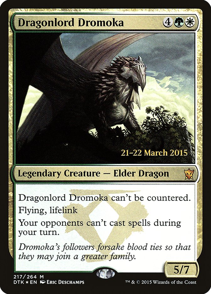 Dragonlord Dromoka [Dragons of Tarkir Prerelease Promos] | Gauntlet Hobbies - Angola