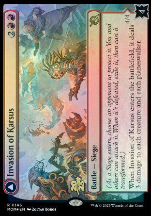 Invasion of Karsus // Refraction Elemental [March of the Machine Prerelease Promos] | Gauntlet Hobbies - Angola