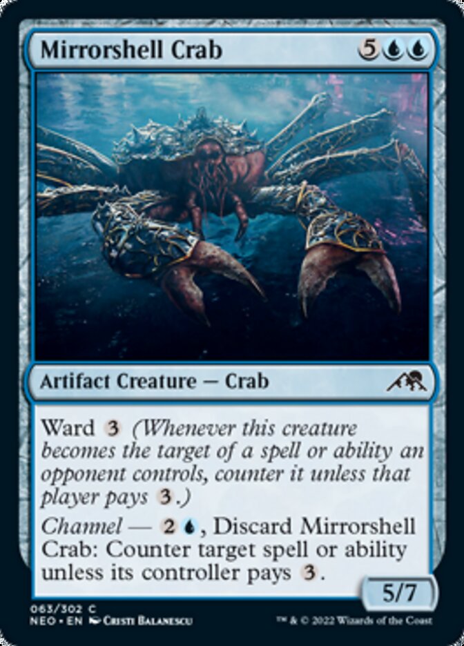 Mirrorshell Crab [Kamigawa: Neon Dynasty] | Gauntlet Hobbies - Angola
