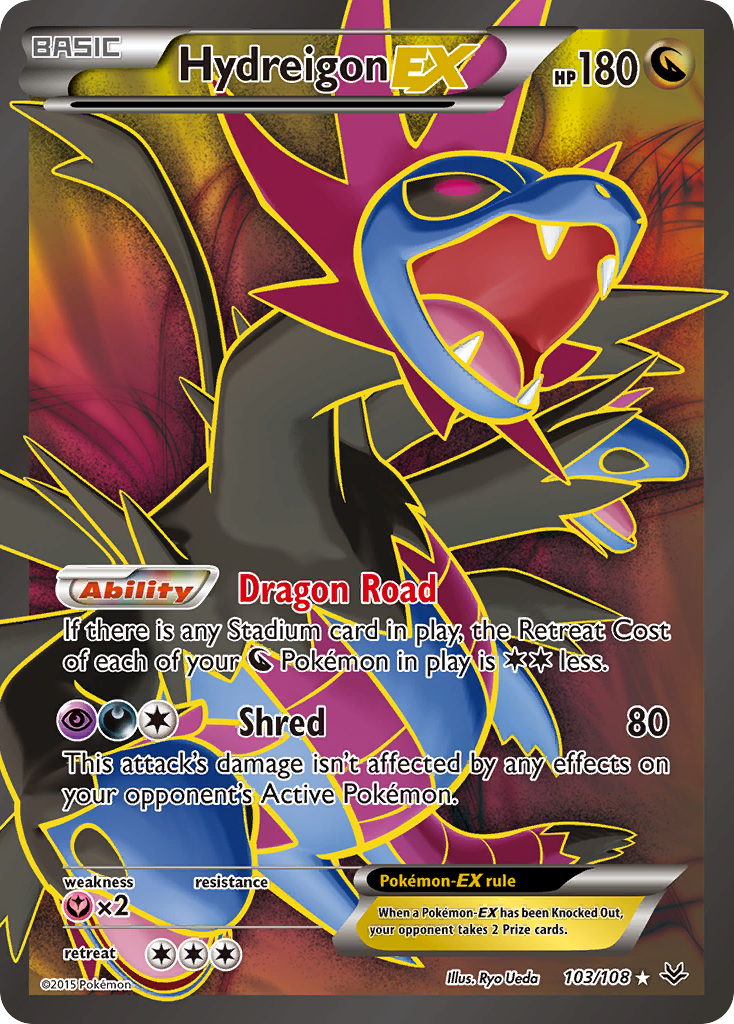 hydreigon pokemon cards Pokemon Trading Card Game Surging Sparks Single Card Double Rare Hydreigon ex 119